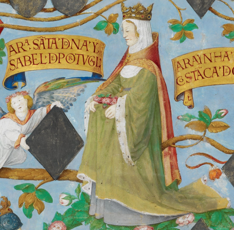800px D. Isabel de Aragão Rainha de Portugal The Portuguese Genealogy Genealogia dos Reis de Portugal