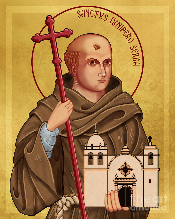 icon of saint junipero serra lawrence klimecki